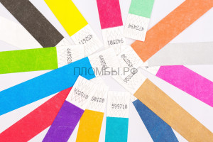 Контрольные браслеты ( минимальная партия продажи 500 шт. в одном цвете!)